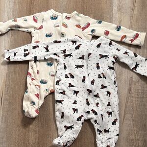 Sushi and Dog Newborn Pajama Set